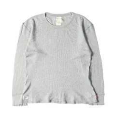 WTAPS ダブルタップス Tシャツ サイズ:L 00s ワッフル クルーネック ロングスリーブ Tシャツ 長袖 WAFFLE L/S グレー トップス カットソー ロンT シンプル 無地 カジュアル ミリタリー ストリート ブランドのサムネイル