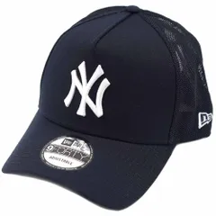 ニューエラ メッシュキャップ 帽子 ベースボールキャップ ニューヨーク・ヤンキース メンズ レディース ネイビー 9FORTY 940 A-Frame NY NAVY NEW ERA 12939655