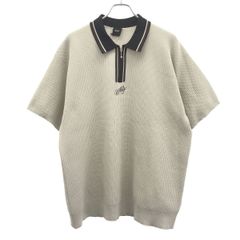 KITH キス グラハム パイル地 ロゴ総柄 半袖ポロシャツ XL - メルカリ