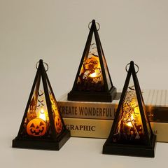 【迅速発送】3点セット ハロウィン 飾り led ランタン 三角形 かぼちゃ おばけ 魔女 提灯 ハロウィン 飾り付け ライト カボチャ 玄関 置物 ハロウィーン 装飾 パーティーに飾り ちょうちん 小型 軽量 子供に携帯用 halloween decorat
