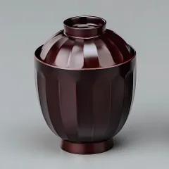 塗師　長遊斎　鶴漆絵　沈朱小吸物椀　拾客　　朱塗　鶴絵　木製　懐石　会席　茶道具 塗師 長遊斎 鶴漆絵 沈朱小吸物椀 拾客 朱塗 鶴絵 木製 懐石