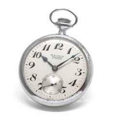 19セイコー プレシジョン 懐中時計  /　昭35　5410　国鉄　 15石 　/　絶版時計 /　19seiko-1287