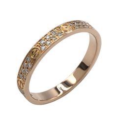 カルティエ Cartier ミニラブリング　パヴェダイヤ K18PG ジュエリー