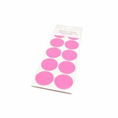 【新品・7営業日以内発送】カモ井 MTSEAS08 丸シールシート30 ショッキングピンク【沖縄離島販売不可】