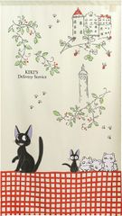 렌렌 공방 렌렌 지브리 마녀의 택배 간 구분 커튼 폭 85 × 길이 150cm 지지와 아이들 97213