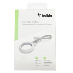 ◇新品未使用品◇Belkin ベルキン F8W974BTWHT AirTag用ストラップ保護ケースホワイト
