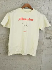 Pokemon ピカチュウ Tシャツ 古着 ヴィンテージ Mサイズ イエロー メンズ used F-NEW321のサムネイル