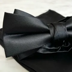蝶ネクタイ 結婚式 二次会 ブラック 黒色 挙式 メンズ ウエディング新郎 披露宴 お色直し 小物 ポケットチーフフォーマル ボウタイ レストラン パーティ ブライダル