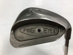 ピン　PING EYE2+ 3-W.S ９本　4-Wはグリップ交換済み　黒ドット ピン PING EYE2+ 3-W S 9本 4-Wグリップ交換済み 黒ドット