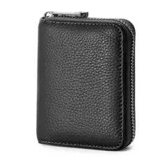 【数量限定】磁気防止 大容量 大容量 カード14枚 レディース メンズ じゃばら スキミング防止 収納(Black) カード入れ クレジットカードケース [TOEDNNQI]