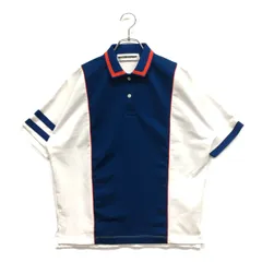 coco 中古 ディセンバーメイ DECEMBERMAY レディース 半袖ポロシャツ S 白×紺 ホワイト×ネイビー 2023年モデル 中古 レディース ディセンバーメイ DECEMBERMAY 半袖ポロシャツ