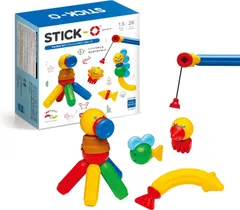 ボーネルンド スティック・オー ( STICK-O ) フィッシングセット 26ピース 1歳半 誕生日 出産祝い ハーフバースデー クリスマス ギフト プレゼント おうち時間 釣り 魚 海 フィッシング 磁石 ブロック マグネット 知育玩具