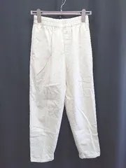 ◇ ⊆ Samansa Mos2 blue サマンサモスモス ブルー コーデュロイ イージー パンツ サイズF アイボリー レディース E  【1503040006548】