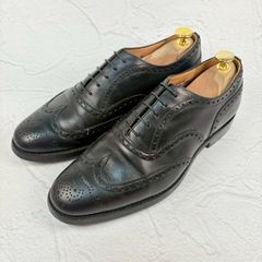美品✨三陽山長 寿之介 セミブローグ R309 ストレートチップ カーフ 7