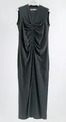 YOHEI OHNO(ヨーヘイオオノ) front shirring pile dress フロントシャーリングパイルドレス OH-21S-DR6のサムネイル
