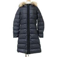 美品✨ MONCLER NANTESFUR グレージュ Aライン ベルト ファーガジュマルレディースウェア