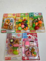 昭和レトロ 未開封 当時物 フルーツバスケット 野菜消しゴム まとめ