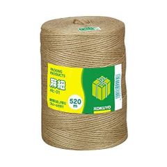 【特価】コクヨ 麻紐 きなり色 520m巻 チーズ巻き ホヒ-31