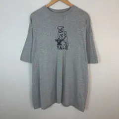 Champion チャンピオン 半袖Tシャツ YALE グレー XX-LARGEサイズ メンズ 古着 アメカジ ストリート