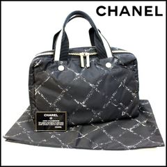 CHANEL 旧トラベルライン トートバッグ ナイロン ミニボストン シャネル