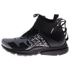 NIKE (ナイキ) ×ACRONYM AIR PRESTO MID AH7832-001 アクロニウム エアプレスト ミッド カットスニーカー ブラック US10/28.0cm