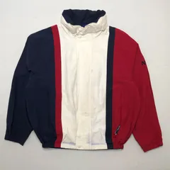 NAUTICA 90's ノーティカ リバーシブルジャケット Sailing Jacket セーリングジャケット 香港製 90年代 メンズM レッド/ネイビー