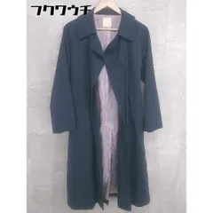 ◇ ◎ earth music&ecology アース ミュージック＆エコロジー 長袖 コート サイズF ネイビー レディース  【1002802206375】