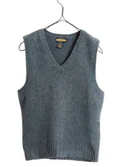 【お得なクーポン配布中!】 ラグビー ラルフローレン シェットランド ウール ニット ベスト キッズ M レディース XS 程 古着 ポロ 無地 Vネック セーター マルチカラー