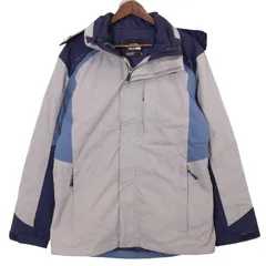 00年代 THE NORTH FACE ノースフェイス 中綿 ナイロンジャケット アウトドア グレー (メンズ M) 中古 古着 A0980