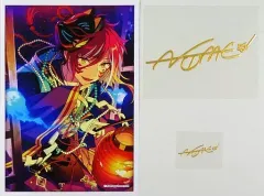 【中古】シール・ステッカー(キャラクター) 逆先夏目(ゴールド) 「あんさんぶるスターズ! サインステッカーセット 第四弾」