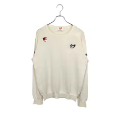 MASTER BUNNY EDITION マスターバニーエディション ゴルフ 長袖 コットン クルーネック ニット セーター 158-6170203 6 ベージュのサムネイル