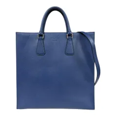 プラダ ショルダーバッグ レザー ブルー メンズ  PRADA  中古 プラダのサムネイル