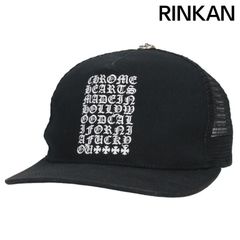 クロムハーツ  TRUCKER CAP/トラッカーキャップ 英字プリントクロスボール付メッシュ帽子 メンズ ONE SIZE