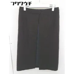 ◇ BARNEYS NEW YORK バーニーズ ニューヨーク バックジップ 膝下丈 スカート サイズ42 ブラウン レディース  【中古】 【1109080001996】のサムネイル