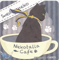ヘタリア デンマーク猫 ねこたりあカフェ ハート缶バッジ アニメプラザ限定 ヘタリアTWT」より「ねこたりあ」の缶バッジが登場