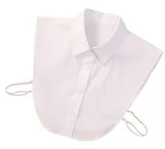 付け襟 (白) レディース 角襟 [定形外郵便、送料無料]mer001