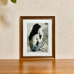 新品☆額縁付アートポスター☆Loui Jover（ルイ・ジョヴァー）☆アートデザイン☆オーストラリア画家☆JEANS☆374