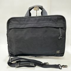 ★-36 PORTER ポーター ビジネスバッグ ４つの収納 ショルダーベルト付き ブラック 吉田かばん メンズ バッグ