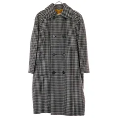 MARNI マルニ チェック柄ボアロングコート CPMAZ32U00TW810 グレー 44のサムネイル