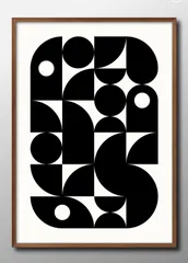 11769バウハウス BAUHAUS A3 サイズ ポスター アート おしゃれ 絵画 インテリア 北欧 イラスト マット紙 艶消し アートパネル 額 フレーム デザイン 壁掛け ギフト 新築祝い ディスプレイ 