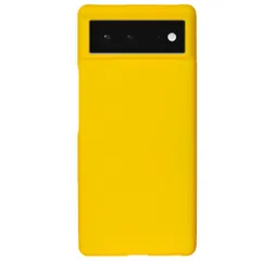 Google Pixel 6a ケース ピクセル6a  耐衝撃 シンプル さらさら ハード ケース 【Color】 イエローのサムネイル