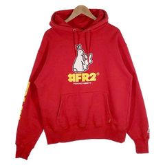FR2エンブロイダリー スリーブ ラビッツ ラーメン フーディー24AW L 