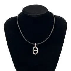 【未使品】エルメス トゥアレグ ネックレス チョーカー ブラック 箱付き HERMES エルメス トゥアレグ シェーヌダンクル チョーカー ネックレス