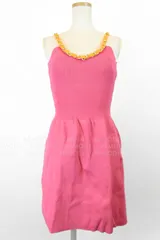 【新品タグ付】ZARA｜ゴールドチェーンアクセントニットワンピース