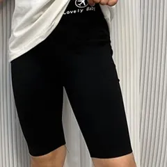 在庫処分中 [ブラック] キッズ スポーツ ハーフ丈 レギンス ハーフパンツ 5分丈 子供用 ラッシュレギンス ヨガ