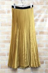 【中古】 08sircus サーカス Satin Pleated Skirt S18AL-TS13 イエロー 1 111430618