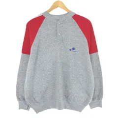 古着 80年代 チャンピオン Champion トリコタグ ヘンリーネック スウェットシャツ トレーナー メンズXL ヴィンテージ/eaa426746