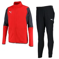 【新品】puma（プーマ） LIGA トレーニングジャケット+パンツ上下セット プーマレッド×プーマブラック 655734-655735-01