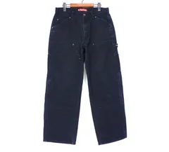 Supreme ブラック ダブルニー 32 SUPREME シュプリーム 23AW Moleskin Double Knee Painter Pant