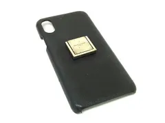 SAINT LAURENT サンローラン レザー iPhone X/XS 対応 アイフォンケース スマホケース レディース ブラック系 DF4085のサムネイル